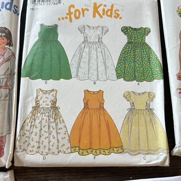 Lot of 9 Children’s Sewing Patterns | Simplicity, McCall’s‎ & More | Uncut Misc. - Picture 6 of 9